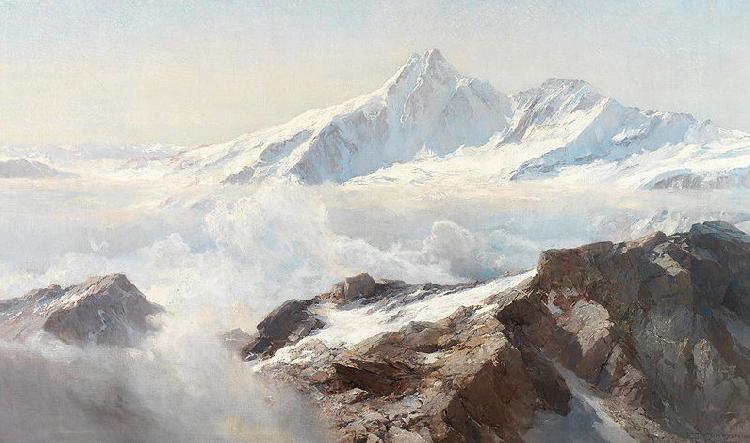 Edward Theodore Compton Grobglockner oil painting picture